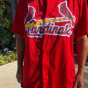 St. Louis Cardinals  jersey worn once   Cardinals sewn patch on front  rare